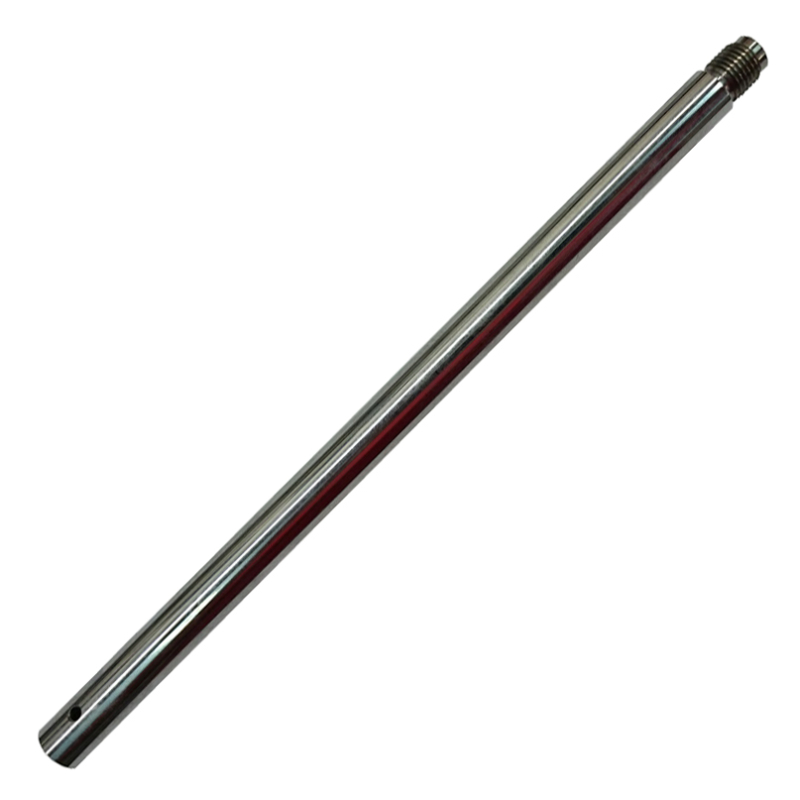 Вал: (T) (0.180 ID X 0.498 OD X 9.325 TLG) різьба .375 сталь, хром, C-Bore