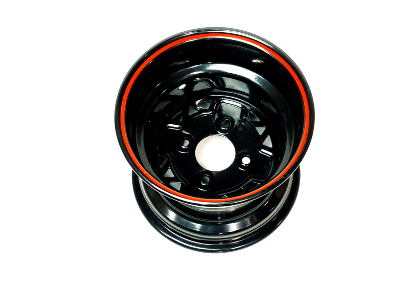 Оригінальна запчастина Linhai WHEEL REAR（IRON AND BLACK WITH RED LINE） of ATV300-D EFI T3b