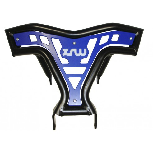 Передній бампер XRW X16 чорний PHD синій