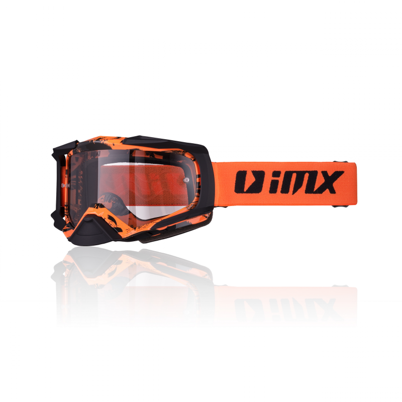 Окуляри IMX DUST GRAPHIC ORANGE/BLACK (2 лінзи в комплекті)