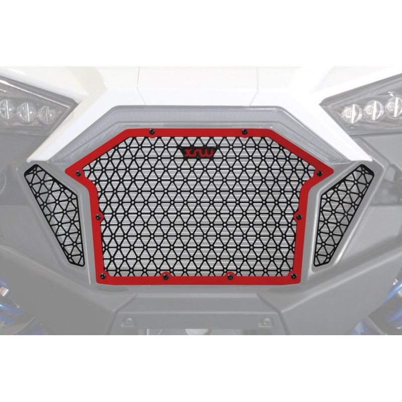 Захист радіатора червоний для Polaris RZR Pro XP