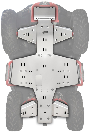 XRW Skid Plates Kit Alu - Segway Snarler AT6 S