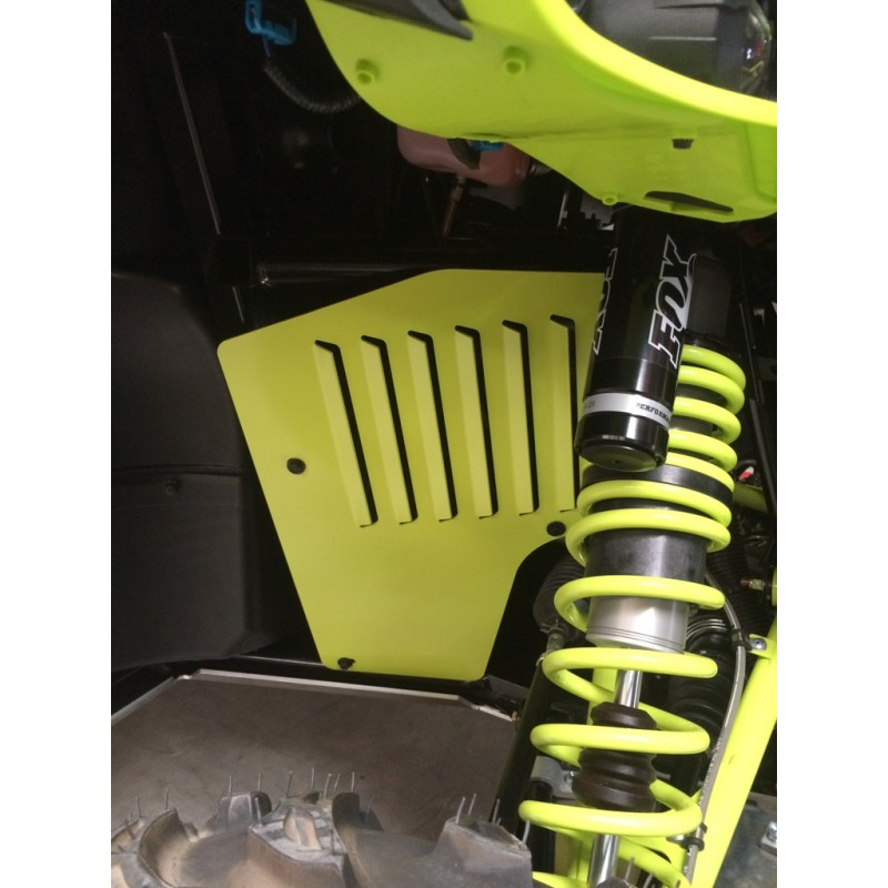 Power Flow Mud Guard Kit Manta Green for Can-Am Maverick 1000 XDS/XRS Turbo