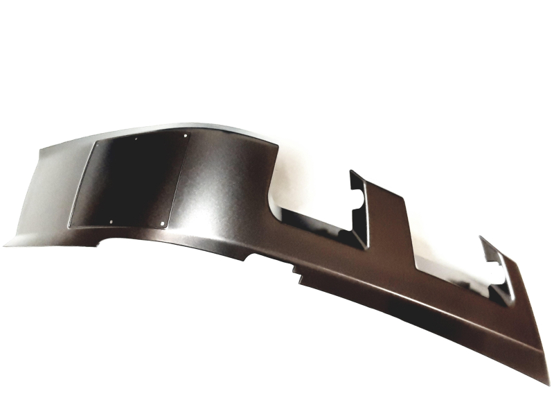 FRONT LEFT TRIM COVER (USED FOR ASSEMBLE FRONT RACK )(TITANIUM ALLOYS)(PAINTING)