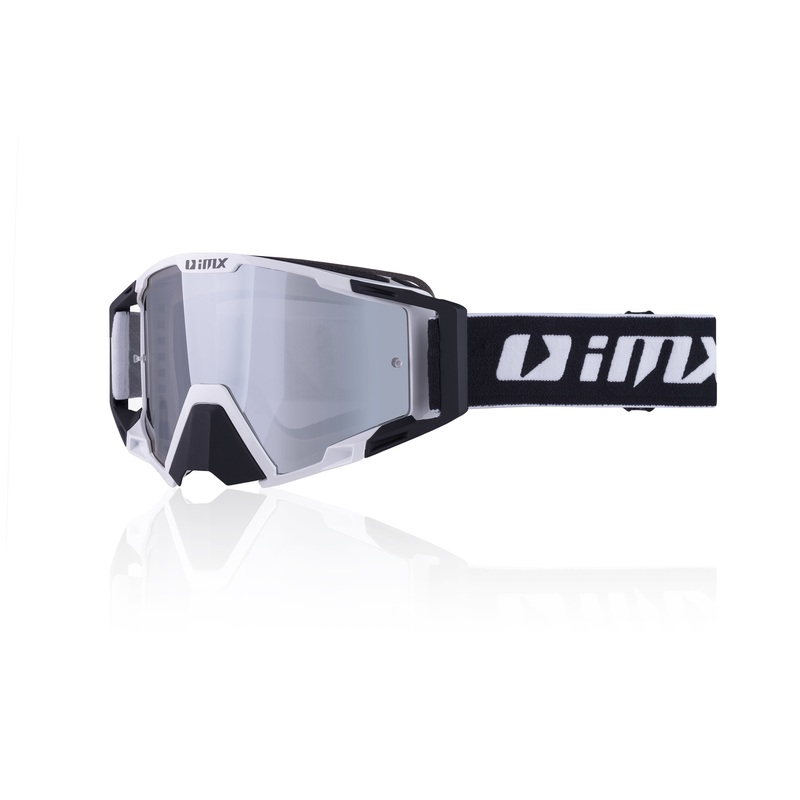 Окуляри IMX SAND WHITE/BLACK MATT - лінза SILVER