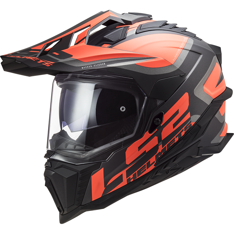 Шолом LS2 MX701 EXPLORER ALTER MATT BLACK FL.ORANGE-06 3XL