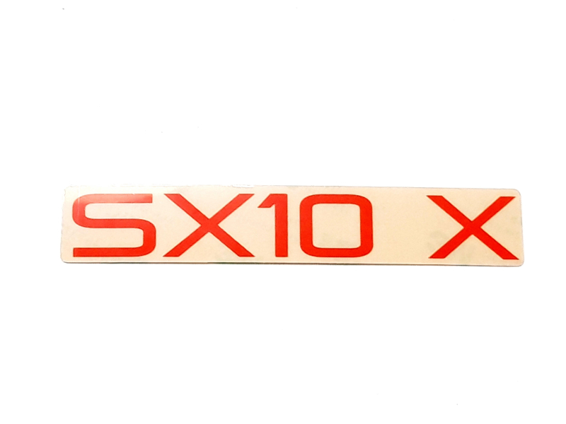 SX10 X DECAL (RED 64 INCH)