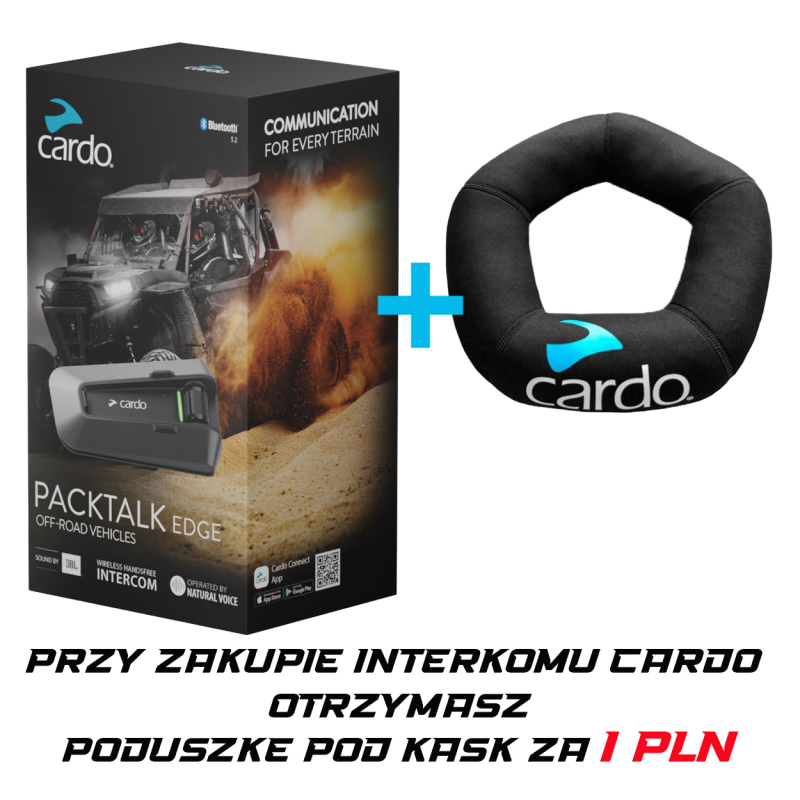 Cardo Packtalk Edge ORV Single Intercom