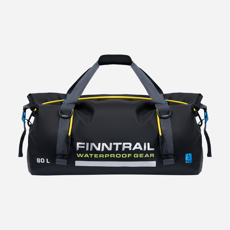 Водонепроникна сумка Finntrail Satellite Black, 80 л