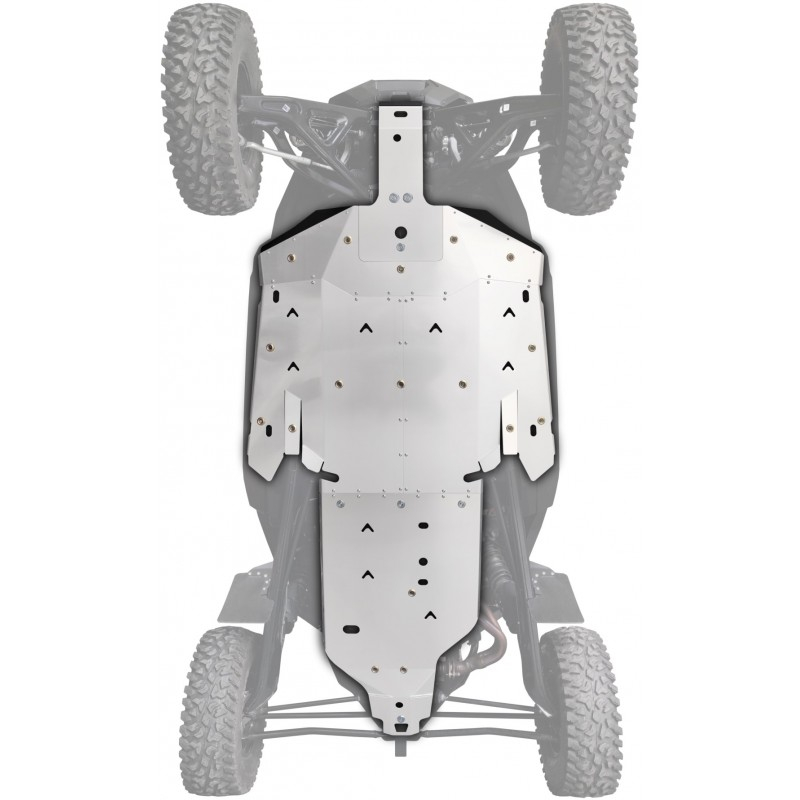 XRW Skid Plates Kit Alu for Polaris RZR PRO R