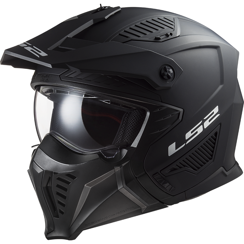 Шолом LS2 OF606 DRIFTER SOLID MATT BLACK-06