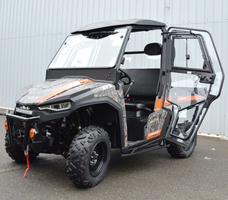 Кабіна з обігрівом LINHAI UTV 1100 DIESEL без даху (підходить до оригінального даху)