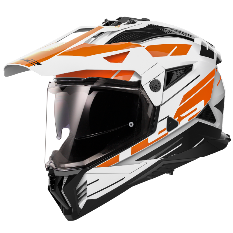 Шолом LS2 MX702 PIONEER II NAMIB WHITE ORANGE-06