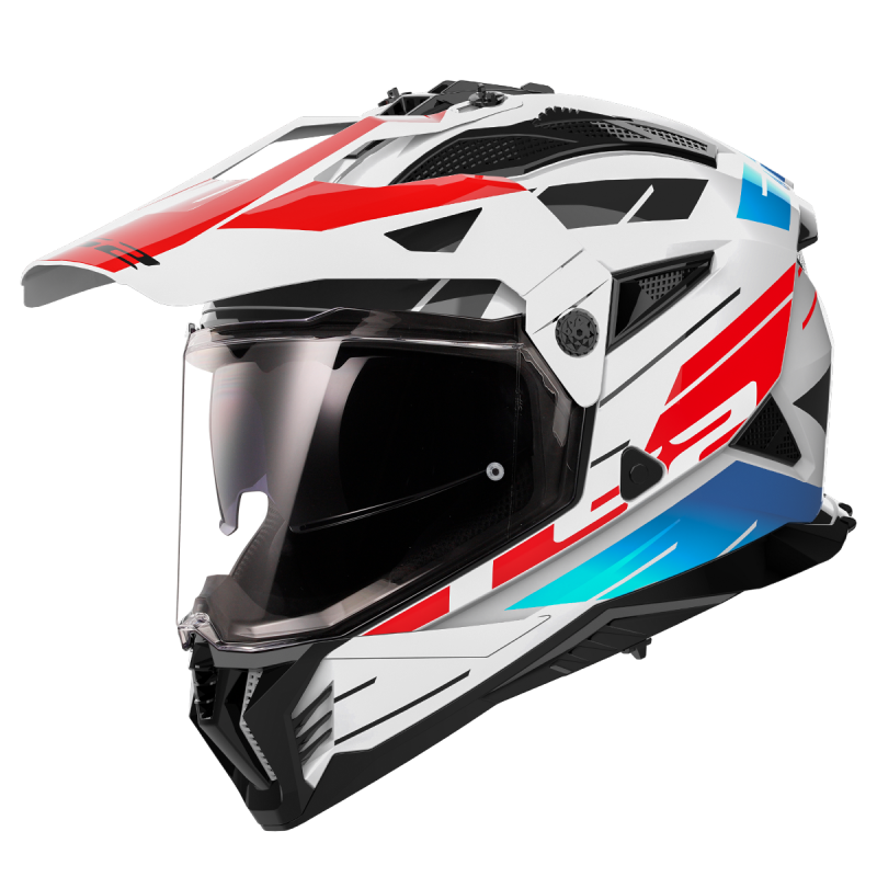 Шолом LS2 MX702 Pioneer II Namib White Blue Red-06