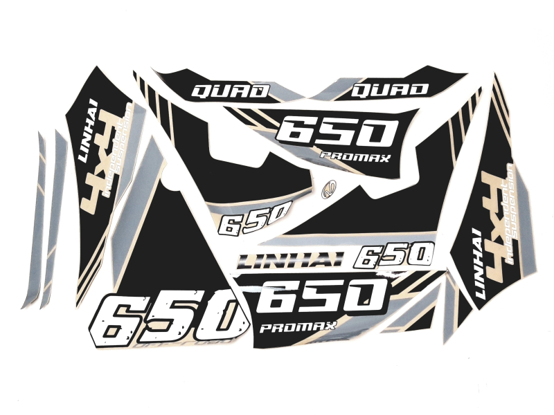 Оригінальна запчастина Linhai STICKER SET OF LINHAI LOGO FOR ATV650 PROMAX EFI