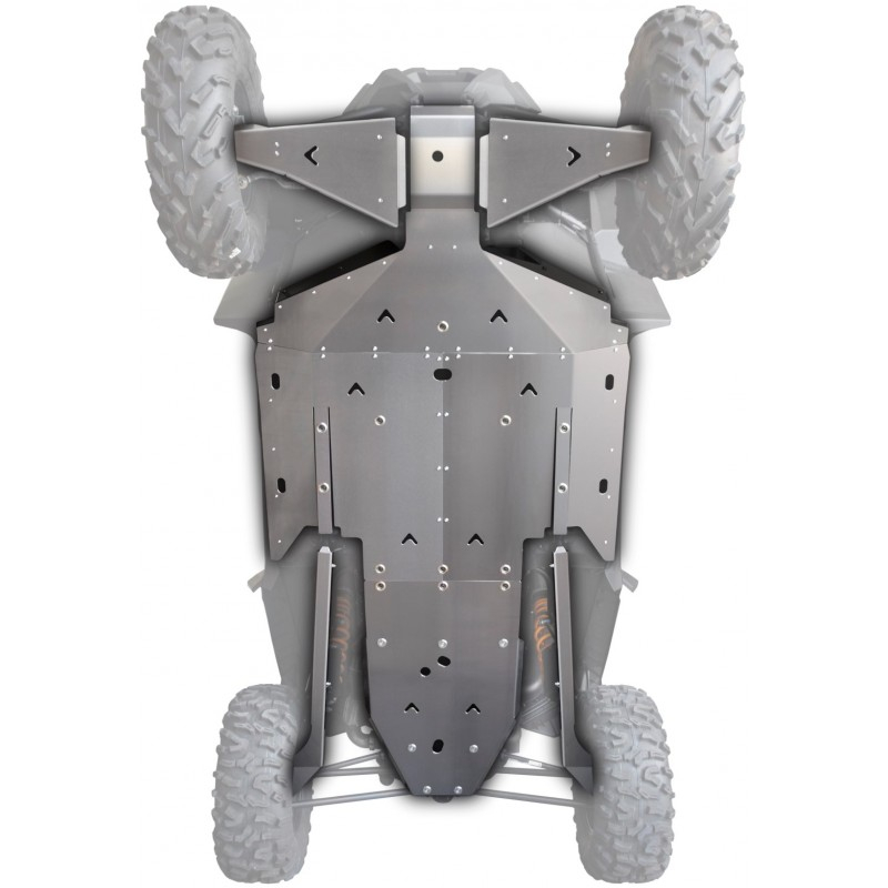 XRW Complete Aluminum Skid Plate Kit for Polaris RZR 1000XP 2024