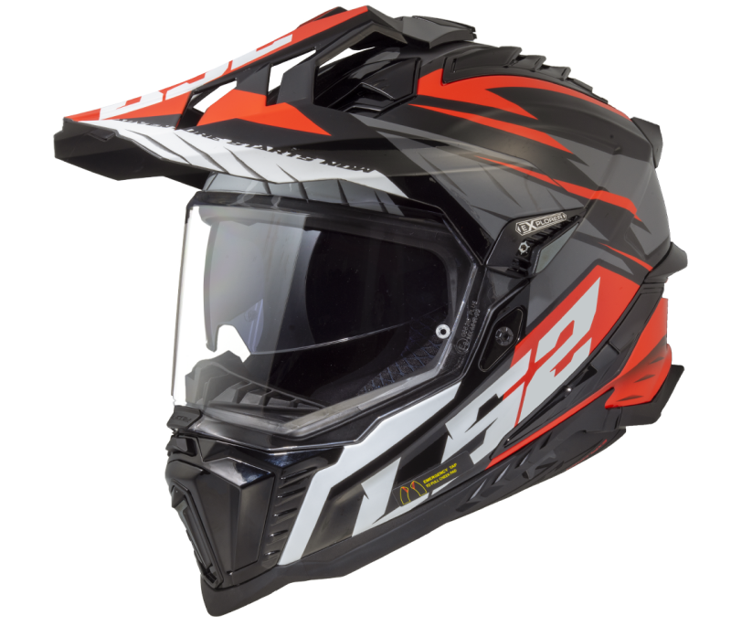 Шолом LS2 MX701 Explorer Spire Black Titanium Red-06
