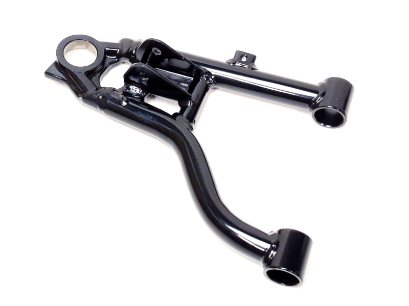 FRONT UPPER SWING ARM, LH, MATTE BLACK